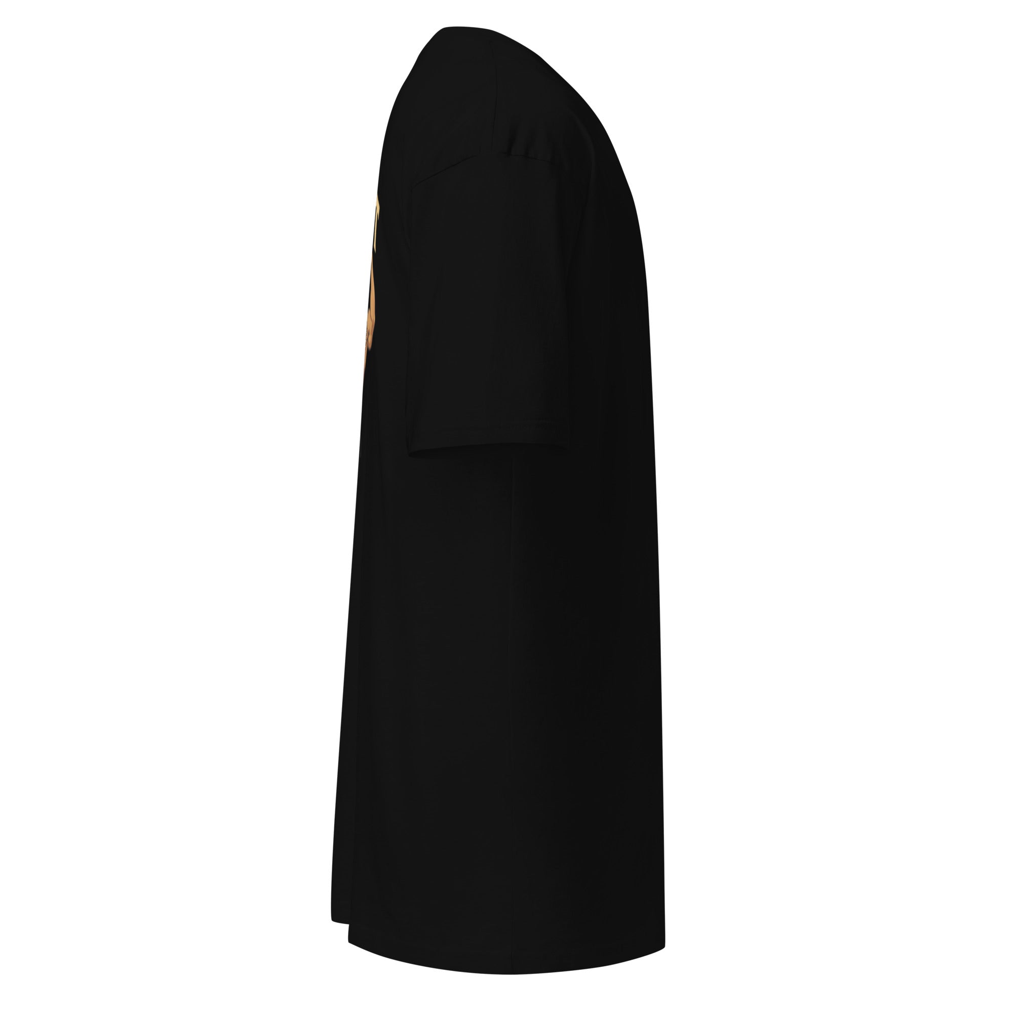Black abaya on a white background